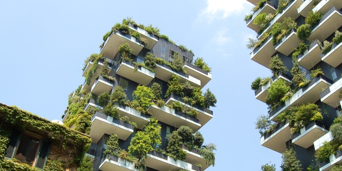 Il giardino interno degli appartamenti di Residenza Porta Volta
